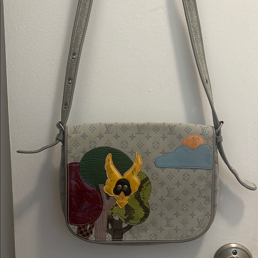 Louis Vuitton Crossbody Bag Conte Defe Musset Gray